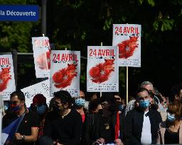 Tribute to the victims of the Armenian Genocide - Paris