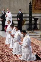 Pope Francis ordains 9 new priests - Vatican