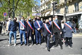 Justice For Sarah Halimi Rally at Trocadero - Paris