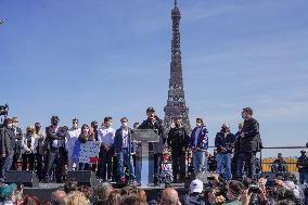 Justice For Sarah Halimi rally - Paris