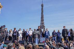 Justice For Sarah Halimi rally - Paris