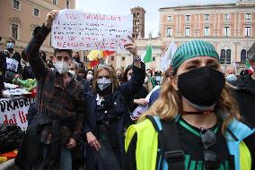 Alitalia Employees Demonstration - Rome