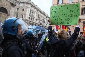 Alitalia Employees Demonstration - Rome