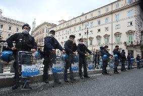 Alitalia Employees Demonstration - Rome