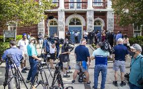 Protest Over Andrew Brown Shooting - Elizabeth City