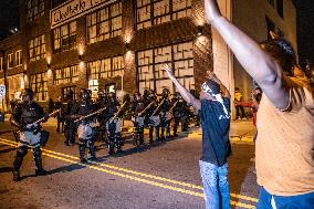 Protest Over Andrew Brown Shooting - Elizabeth City