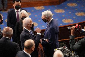 Biden Delivers First Joint Address To Congress - Washington