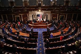 Biden Delivers First Joint Address To Congress - Washington