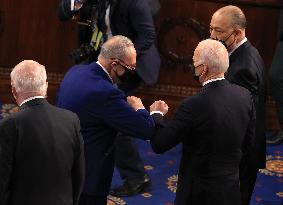 Biden Delivers First Joint Address To Congress - Washington