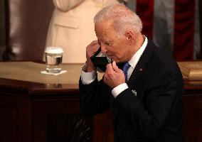 Biden Delivers First Joint Address To Congress - Washington