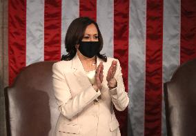 Biden Delivers First Joint Address To Congress - Washington