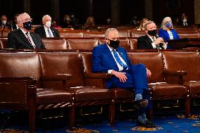 Biden Delivers First Joint Address To Congress - Washington