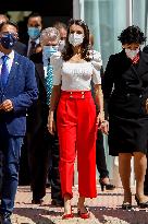 Queen Letizia At The 4th Congress About Strange Diseases - Murcia
