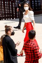 Queen Letizia At The 4th Congress About Strange Diseases - Murcia