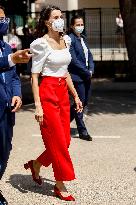 Queen Letizia At The 4th Congress About Strange Diseases - Murcia