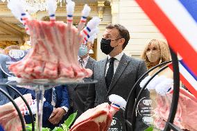 President Macron At Traditional Lily Of The Valley Ceremony - Paris