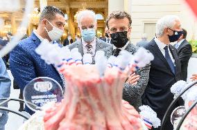 President Macron At Traditional Lily Of The Valley Ceremony - Paris