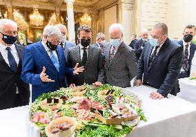 President Macron At Traditional Lily Of The Valley Ceremony - Paris