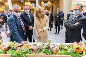 President Macron At Traditional Lily Of The Valley Ceremony - Paris