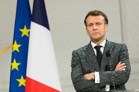 President Macron At Traditional Lily Of The Valley Ceremony - Paris