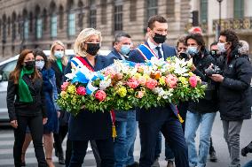 Marine Le Pen Pays Tribute To Jeanne dArc - Paris