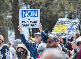 Thousands protest COVID-19 measures - Montreal