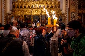 Holy Fire Marks Eastern Orthodox Easter - Beirut