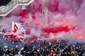 Ajax Amsterdam Supporters Celebrate The Achievement Of The 35Th National Title In Club History