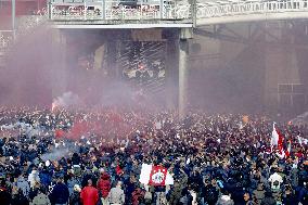 Ajax Amsterdam Supporters Celebrate The Achievement Of The 35Th National Title In Club History