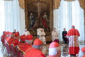 Pope Francis presides over the Ordinary Public Consistory