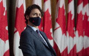 Justin Trudeau News Conference - Ottawa