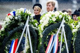 Royals At Remembrance Day Ceremony - Amsterdam
