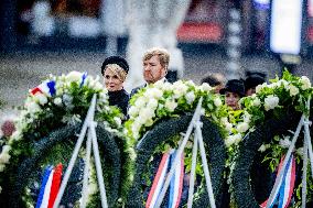 Royals At Remembrance Day Ceremony - Amsterdam