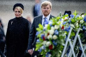 Royals At Remembrance Day Ceremony - Amsterdam