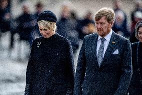 Royals At Remembrance Day Ceremony - Amsterdam