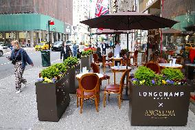 Angelina Paris And Longchamp On Fifth Avenue - NYC