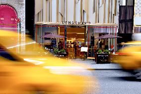Angelina Paris And Longchamp On Fifth Avenue - NYC