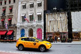 Angelina Paris And Longchamp On Fifth Avenue - NYC