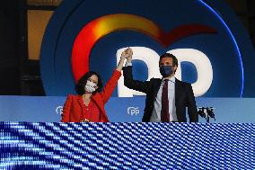 Madrid Regional Elections - Isabel Diaz Ayuso Wins