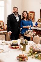 Grand Duke George Mikhailovich And His Fiancee Miss Victoria Romanovna - Moscow