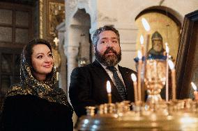 Grand Duke George Mikhailovich And His Fiancee Miss Victoria Romanovna - Moscow