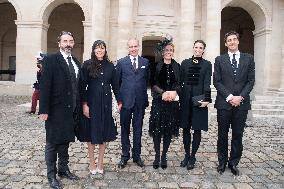 Celebration of the bicentenary of the anniversary of the death of Emperor Napoleon 1st - Paris.