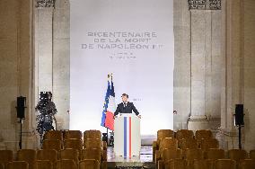 Commemoration of the 200th anniversary of Napoleon's death - Paris