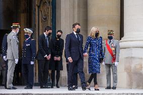 Ceremony for the bicentennial of Napoleon's death -  Paris