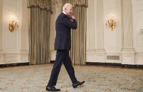 Biden speaks on American Rescue Plan from White House