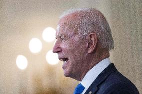 Biden speaks on American Rescue Plan from White House