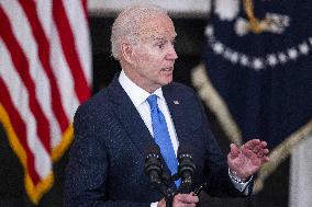 Biden speaks on American Rescue Plan from White House