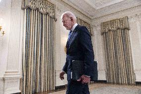Biden speaks on American Rescue Plan from White House