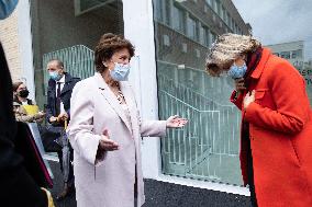 Roselyne Bachelot and Valerie Pecresse inaugurate the new FRAC building - Romainville