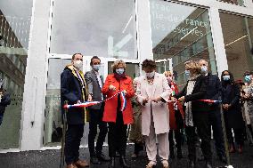 Roselyne Bachelot and Valerie Pecresse inaugurate the new FRAC building - Romainville